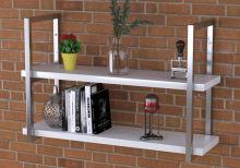 Полка PL-2-92 см серая Loft Design
