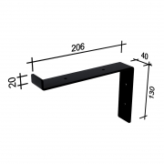 Полиця Z-18-68 см Loft Design
