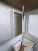 Дзеркальна шафа в ванну кімнату Noa 450 Fancy Marble