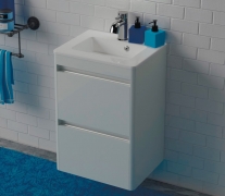 Тумба для ванної з умивальником підвісна Fiji-2 500 (Bali) Annabelle Fancy Marble