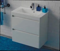Тумба для ванної з умивальником підвісна Fiji-2 700 (Bali) Annabelle Fancy Marble