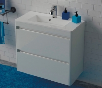 Тумба для ванної з умивальником підвісна Fiji-2 800 (Bali) Annabelle Fancy Marble