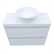 Тумба для ванної з умивальником підвісна Fiji-2 900 Kris Fancy Marble