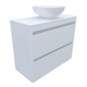 Тумба для ванної з умивальником підвісна Fiji-2 900 Kris Fancy Marble