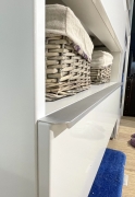 Тумба для ванної з умивальником підвісна Vivara 1500 L Lauretta Fancy Marble