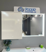 Дзеркальна шафа в ванну кімнату Jamaica 1500 R Fancy Marble