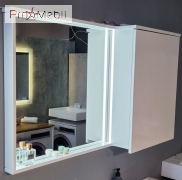 Дзеркальна шафа в ванну кімнату Jamaica 1500 L Fancy Marble