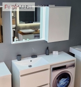 Дзеркальна шафа в ванну кімнату Jamaica 1500 L Fancy Marble