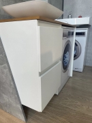 Тумба для ванної без умивальника з боковою стійкою Ali 1000 Fancy Marble