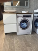 Тумба для ванної без умивальника з боковою стійкою Ali 1200 Fancy Marble
