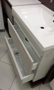 Тумба для ванної з умивальником підвісна Borneo 800 S Lucia Fancy Marble