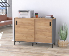Тумба офисная LS-1200-830 антрацит Loft Design