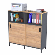 Тумба офисная LS-1200-1200 антрацит Loft Design