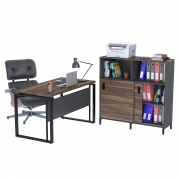 Тумба офисная LS-1200-1200 антрацит Loft Design