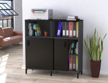 Тумба офисная LS-1200-1200 антрацит Loft Design