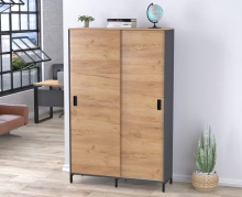 Шафа офісна LS-1200-1900 антрацит Loft Design
