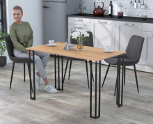 Стол обеденный Сквер прямые углы 120-65 Loft Design