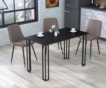 Стол обеденный Сквер прямые углы 120-65 Loft Design