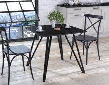 Стіл обідній Ліма заокруглені кути 80-80 Loft Design