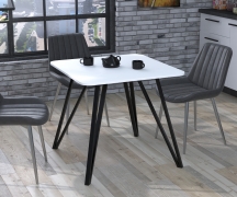Стол обеденный Лима закругленные углы 80-80 Loft Design