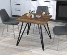 Стол обеденный Лима закругленные углы 80-80 Loft Design