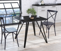 Стол обеденный Лима закругленные углы 80-80 Loft Design