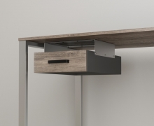 Одинарна навісна шухляда для столу BX-1 сірий Loft Design