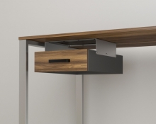 Одинарна навісна шухляда для столу BX-1 сірий Loft Design