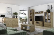 Вітрина низька 1W2S Doorset Mebel Bos