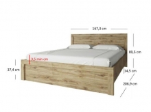 Ліжко 160 Doorset Mebel Bos