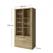 Стелаж відкритий низький 2S Doorset Mebel Bos