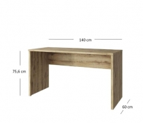 Стіл письмовий 140 Doorset Mebel Bos