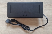 Настільна розетка 2R+USB+Type-C чорна Loft Design