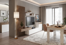 Стінка Ребека дуб артізан / німфея альба Gerbor