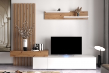 Стінка Ребека Плюс дуб артізан / німфея альба Gerbor