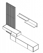 Стінка Ребека Плюс дуб артізан / німфея альба Gerbor