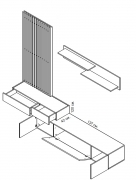 Стінка Ребека Плюс дуб артізан / німфея альба Gerbor
