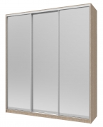 Шафа-купе Сіті 24 208/60 дуб сонома 3 дзеркала Doros