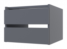 Блок шухляд в шафу-купе G-Caiser 220 графіт Doros