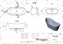 Ванна Florida Miraggio