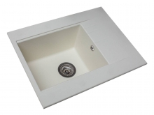 Кухонна мийка Bodrum 650 white Miraggio