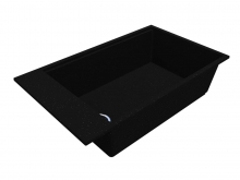 Кухонна мийка Lagoon 760 black Miraggio