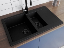 Кухонна мийка Lapas black Miraggio