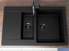 Кухонна мийка Lapas black Miraggio