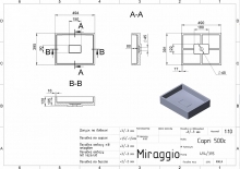 Умывальник Capri Matt Miraggio