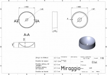 Умивальник Ellel Miraggio