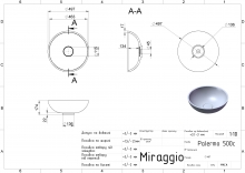 Умивальник Palermo Miraggio