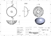 Умивальник Sapfire Matt Miraggio
