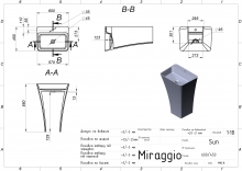 Умывальник Sun Miraggio