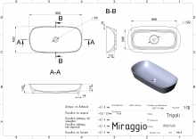 Умивальник Tripoli Miraggio